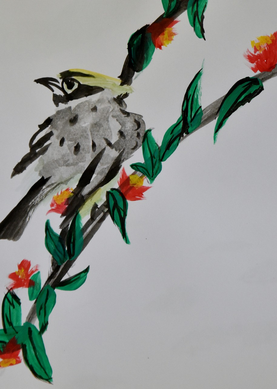 bird chinese painting chinese free photo