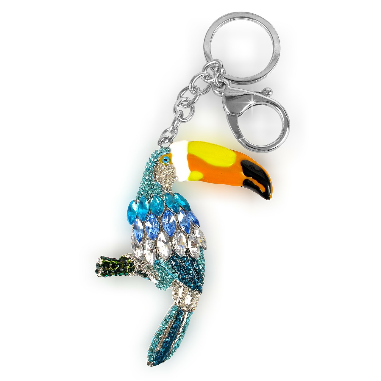 bird key ring keychain free photo