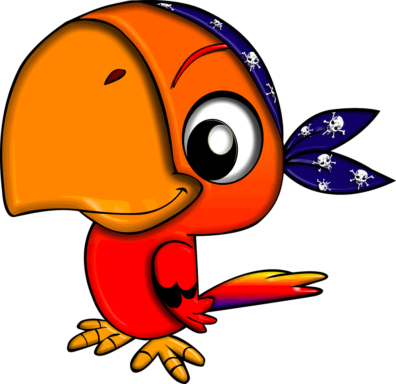 bird cartoon character free photo