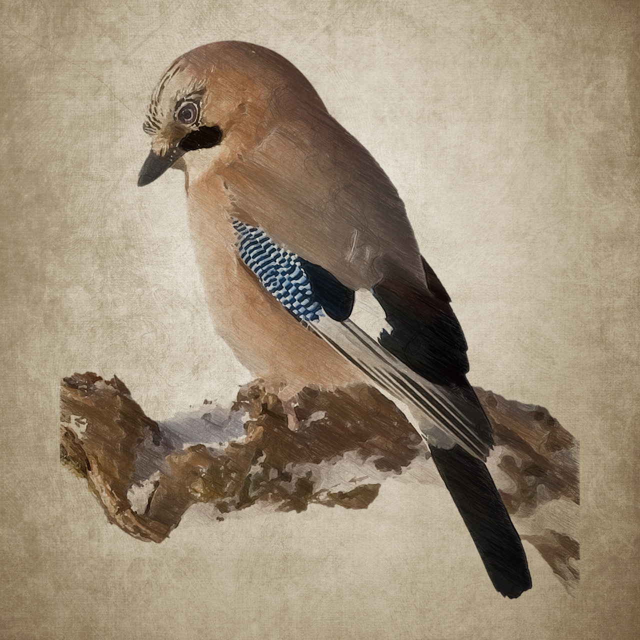 bird jay plumage free photo