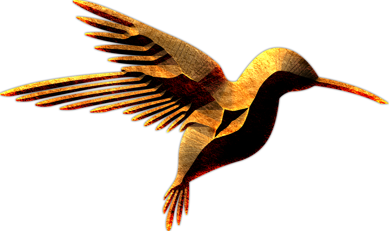 bird wild flying gothic styling free photo