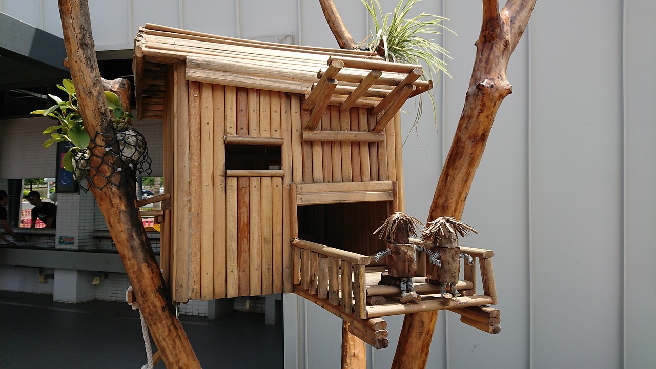 bird house bamboo free photo