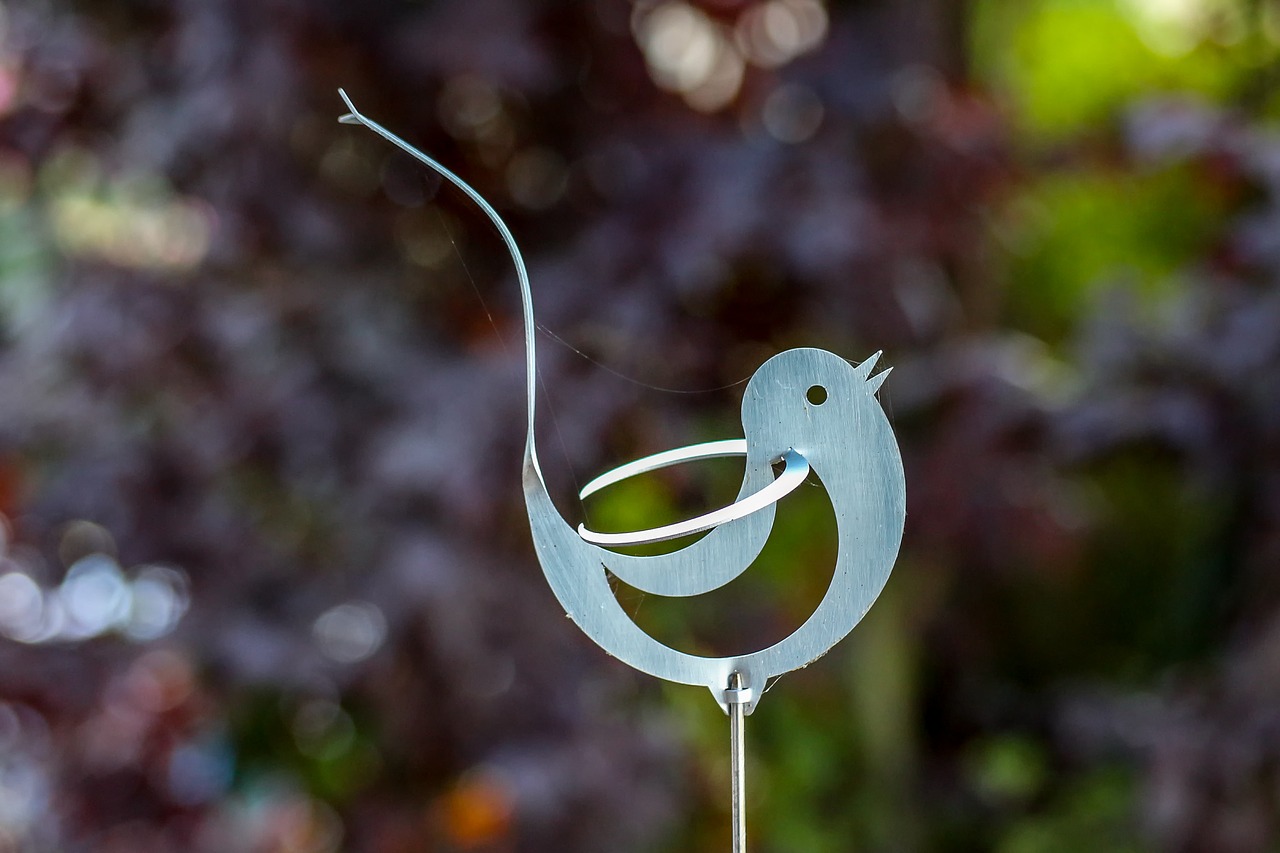 bird  aluminium  figure free photo