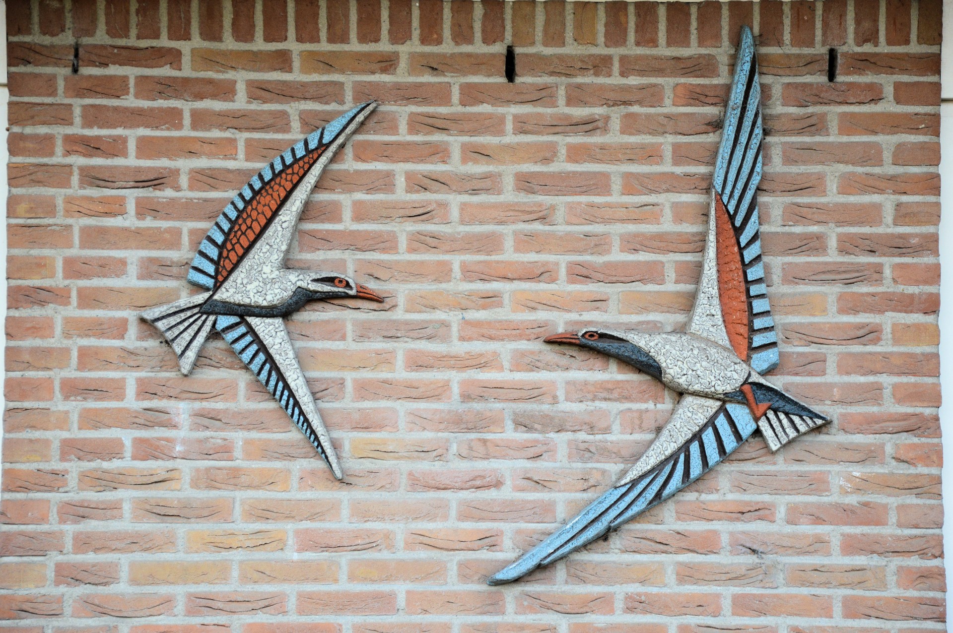 birds decoration wall free photo