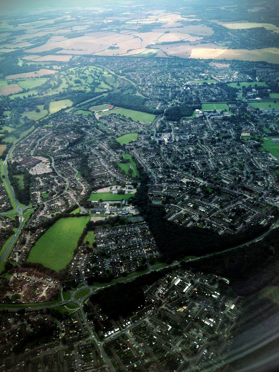 birdseye view aerial free photo