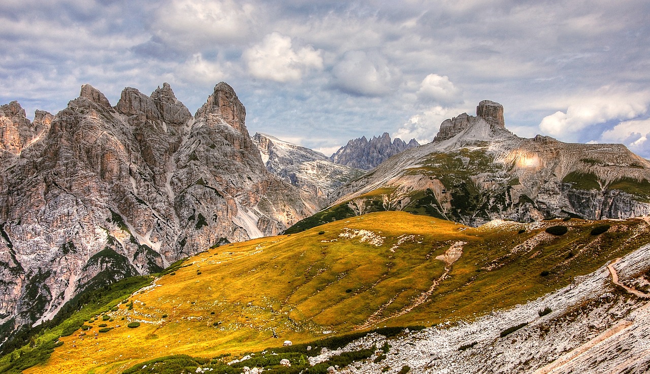 birkenkofel dolomites mountains free photo