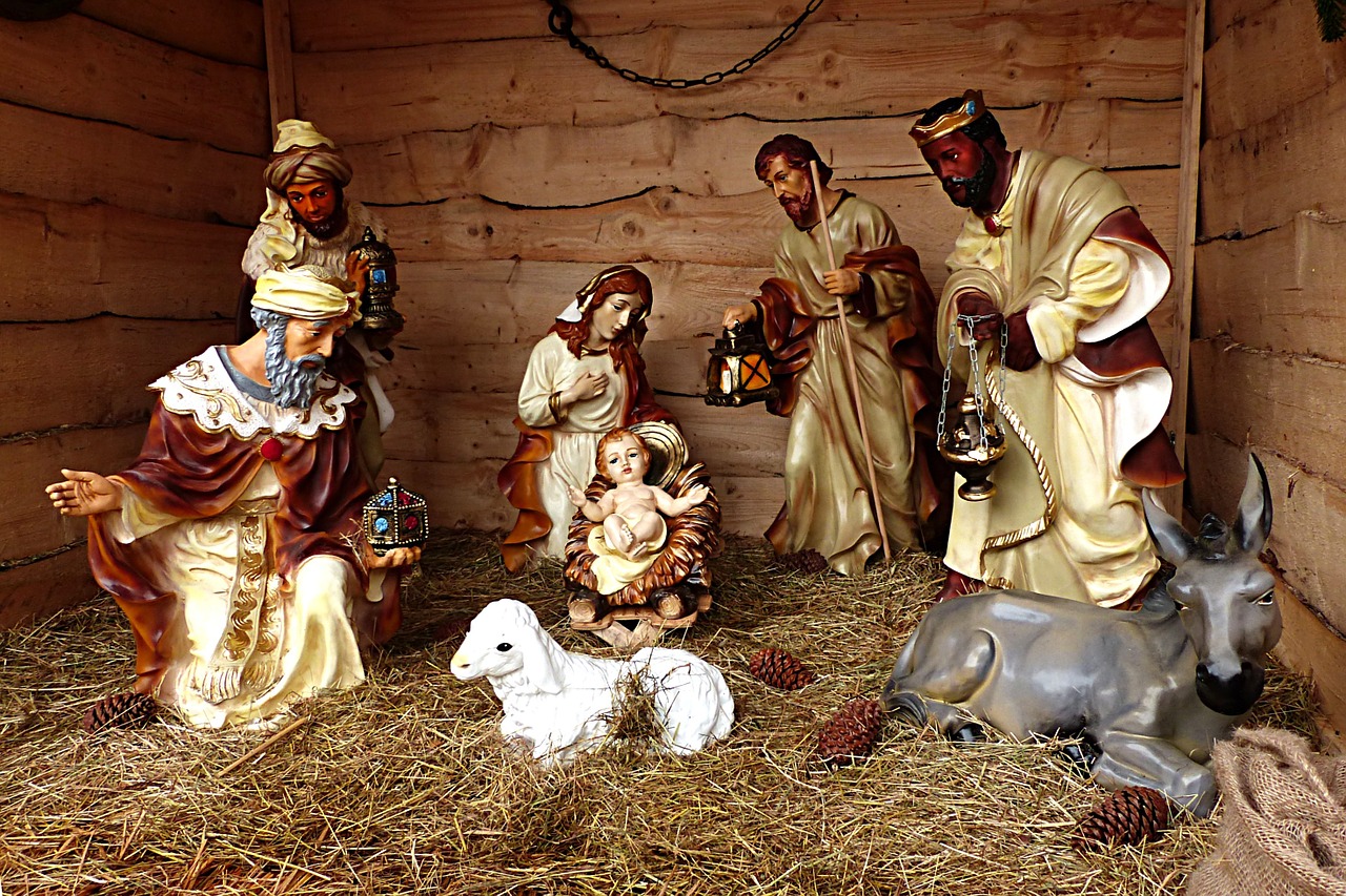 birth of christ bethlehem christmas eve free photo