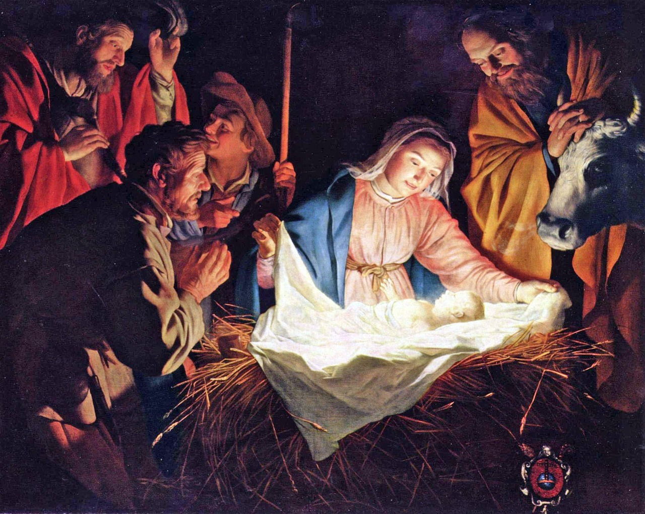 birth of jesus nativity adoration of the shepherds free photo