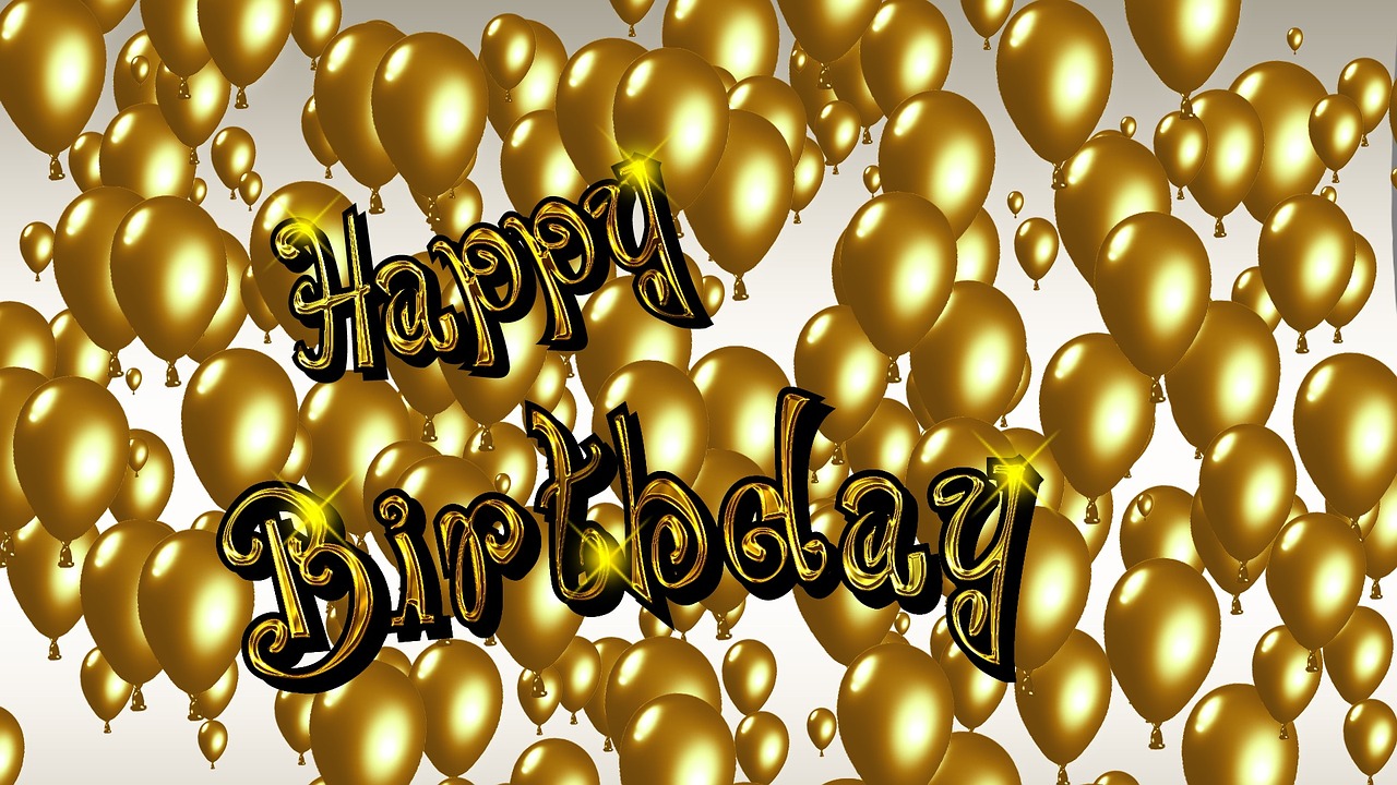 birthday luftbalon congratulations free photo