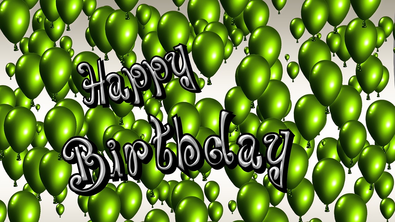 birthday luftbalon congratulations free photo