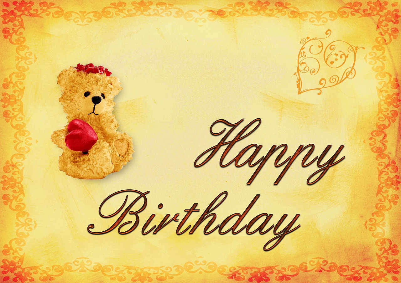 Download free photo of Birthday,background,birthday card,greeting card,vintage  - from 