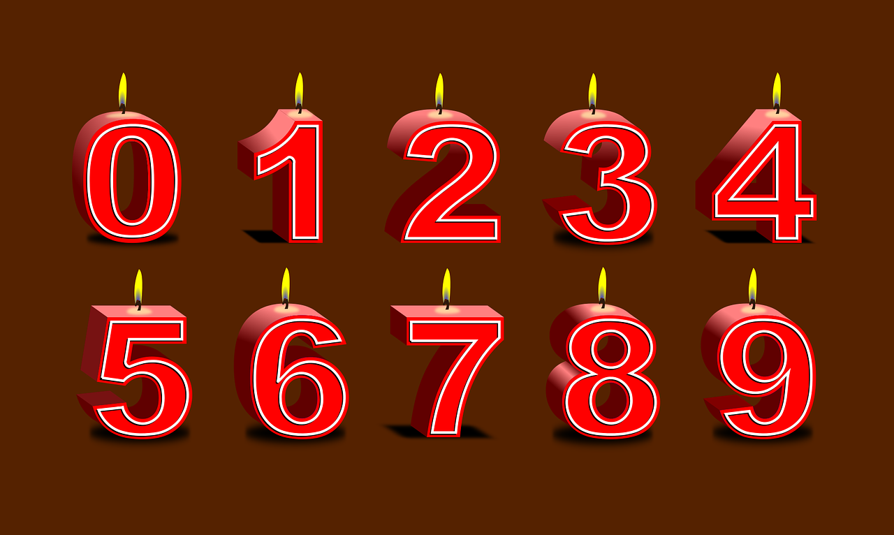 birthday candle number free photo