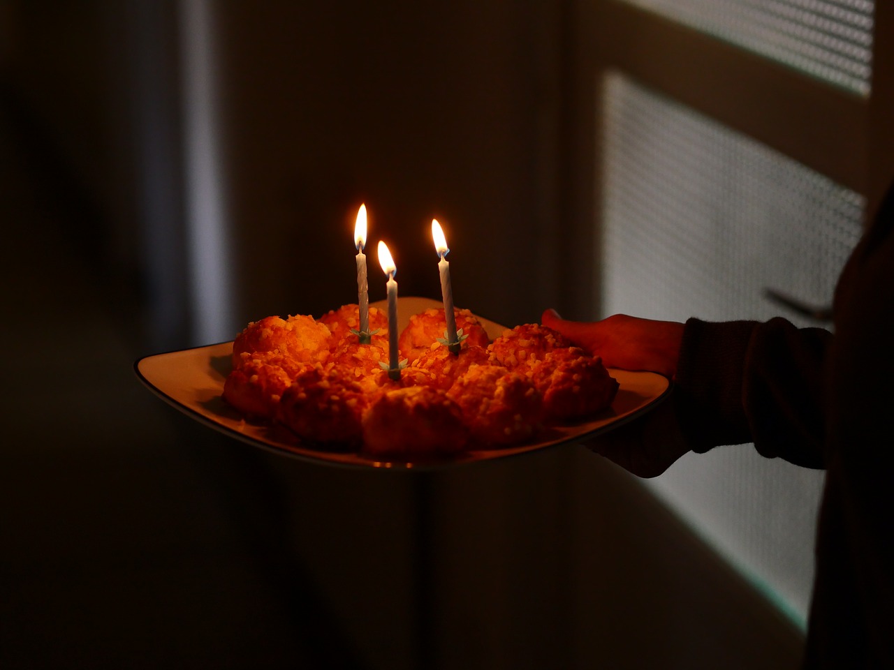 birthday candlelight cake free photo