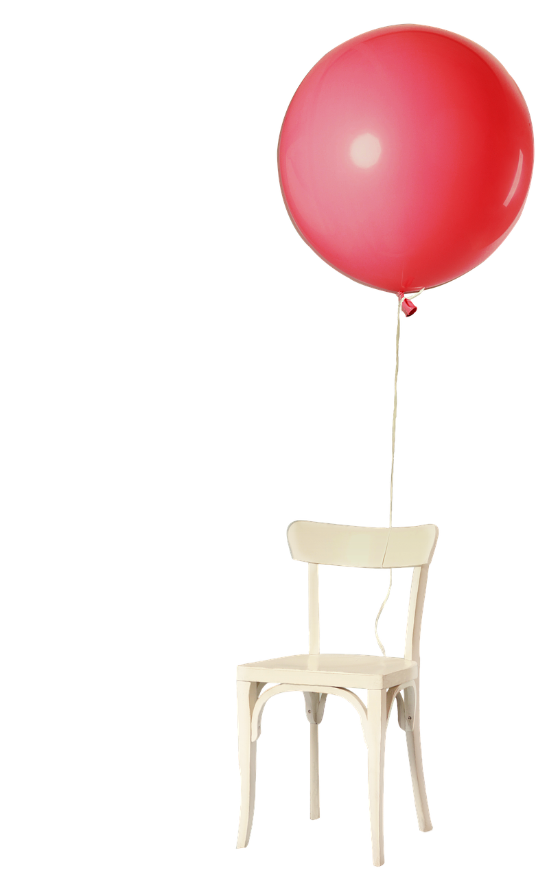 birthday  chair  balloon free photo