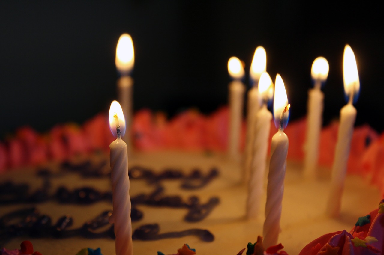 birthday  cake  candles free photo