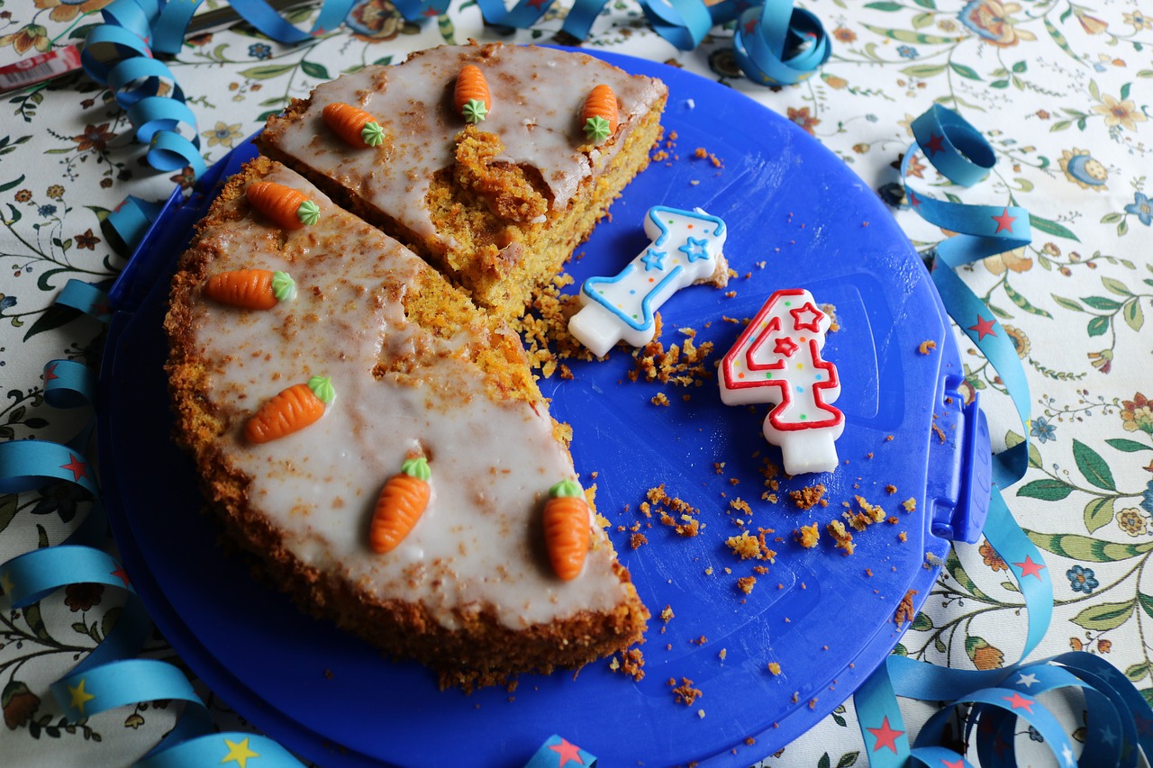 birthday  cake  carrots free photo