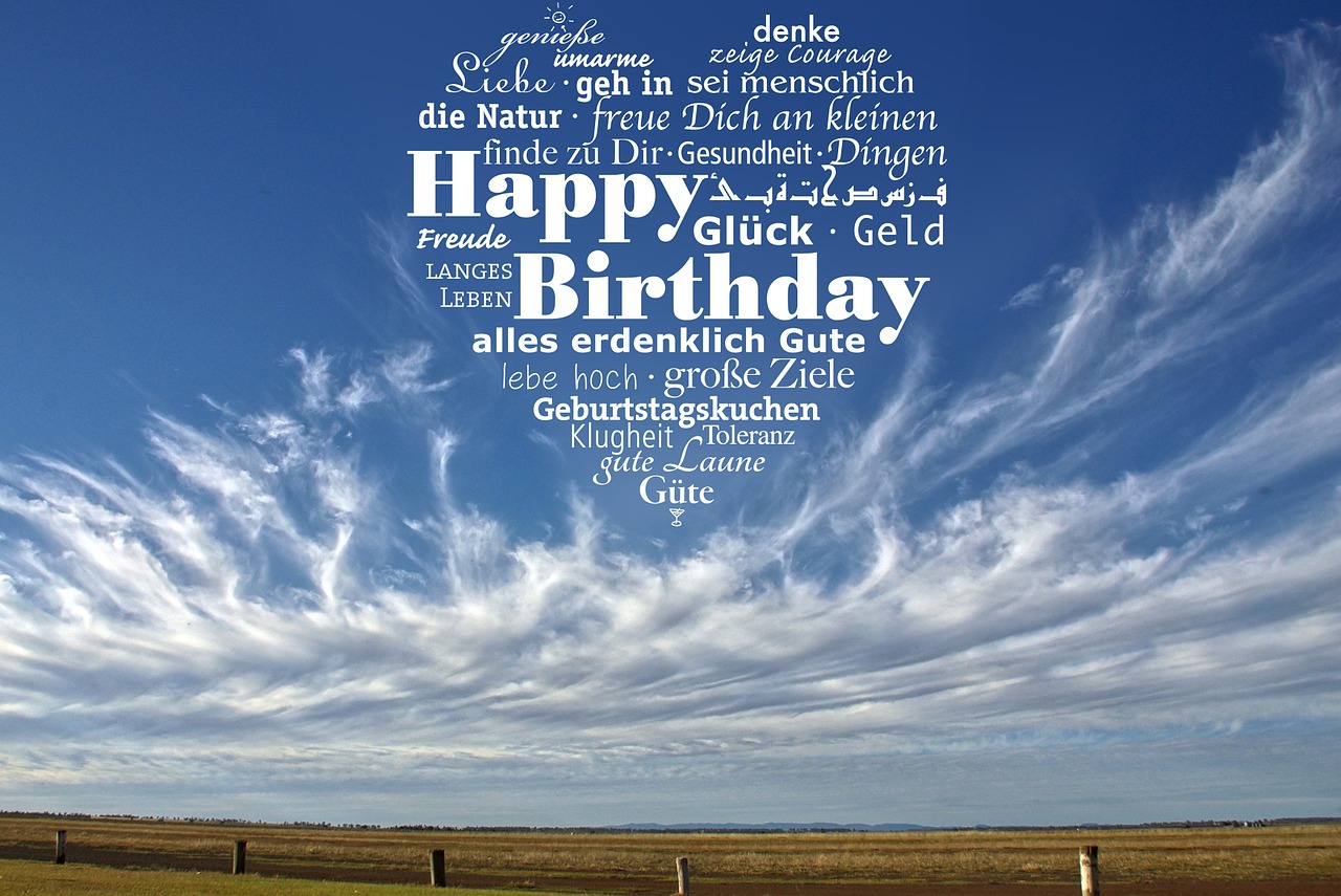 birthday greeting happy birthday free photo