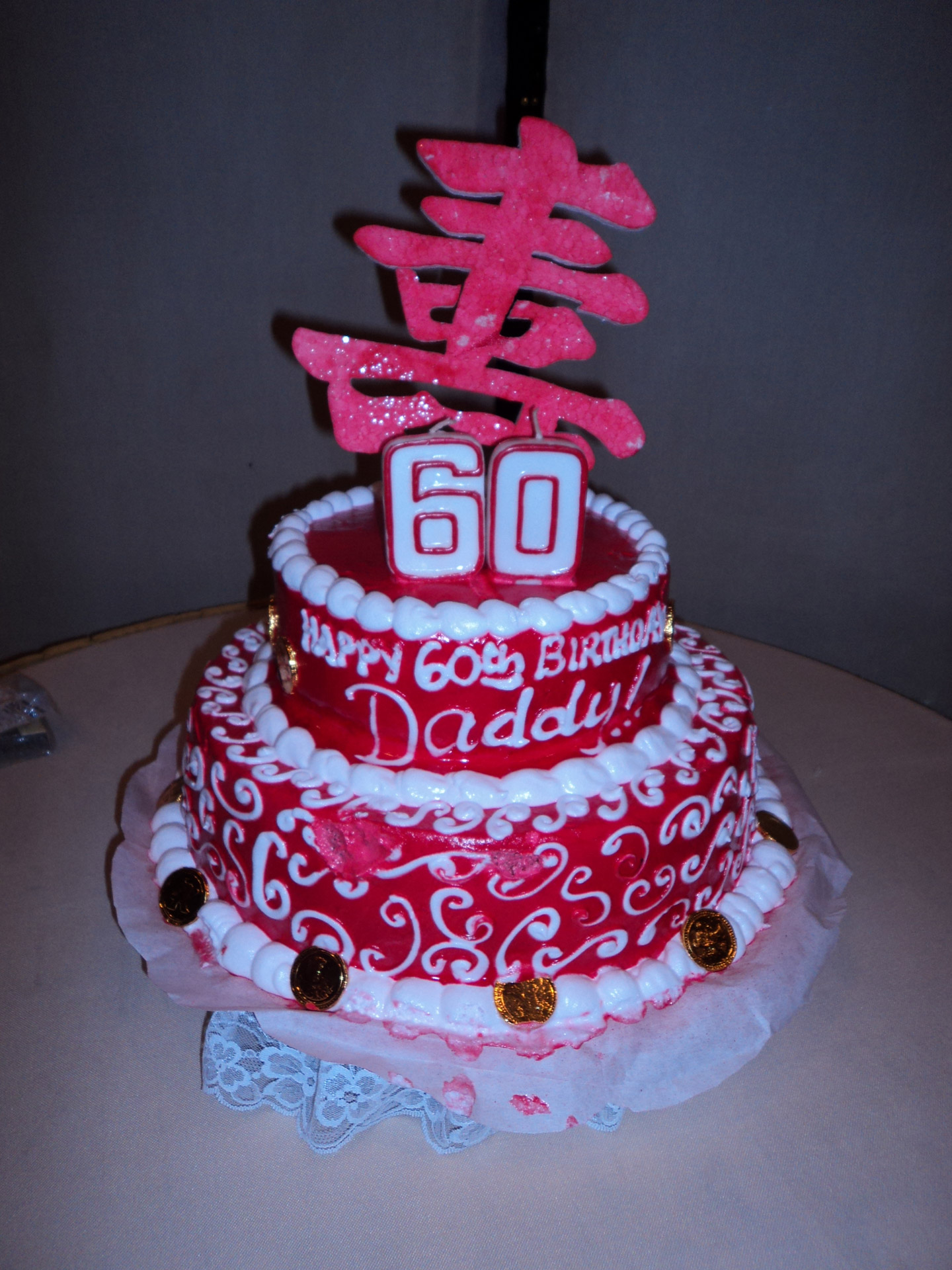 sixty birthday birthday cake free photo