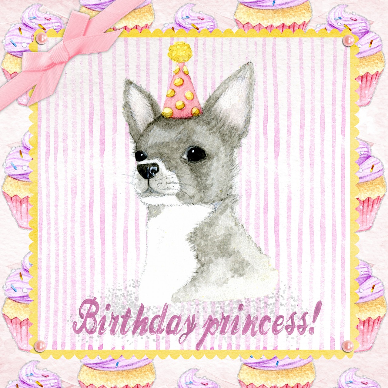 birthday card celebrate girl free photo