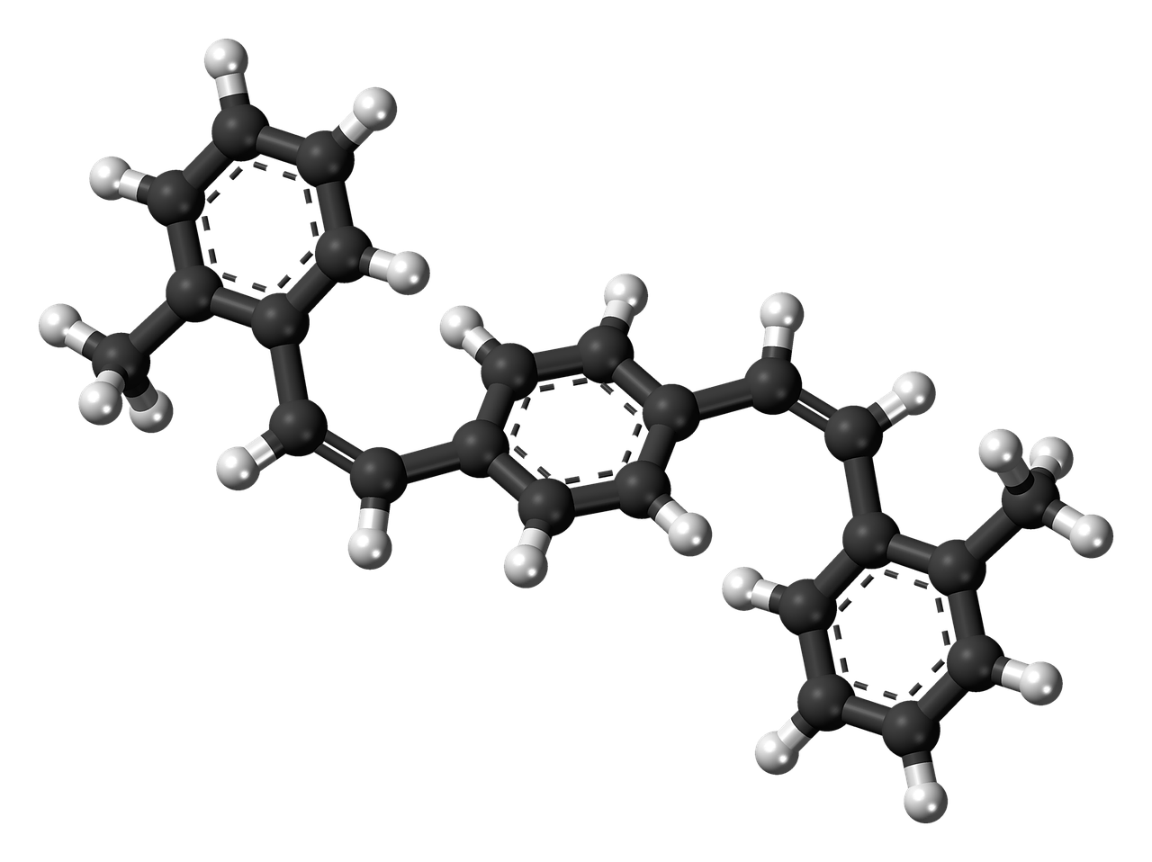 bis-methylstyryl-benzene molecule chemistry free photo