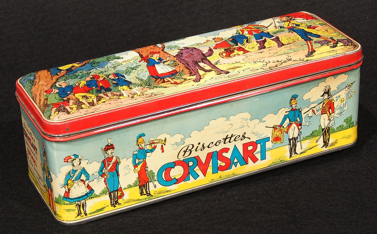 biscottes corvisart box tin free photo