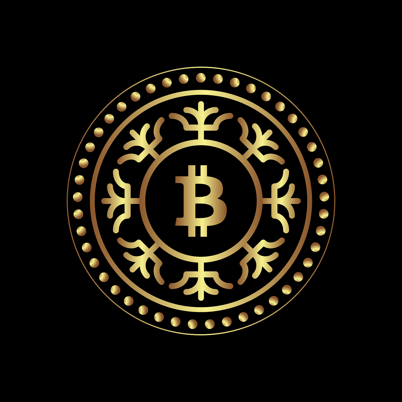 bitcoin gold currency free photo