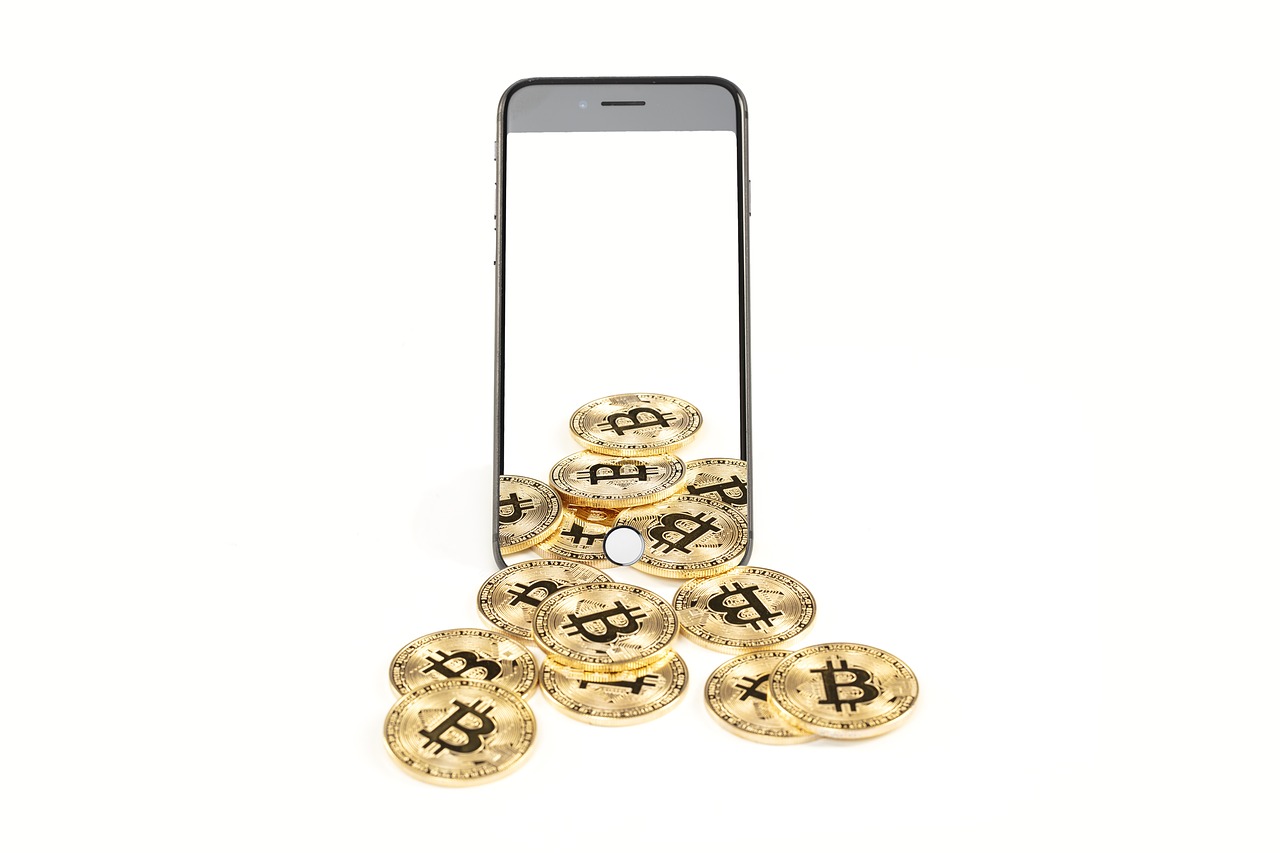 bitcoin  smartphone  money free photo