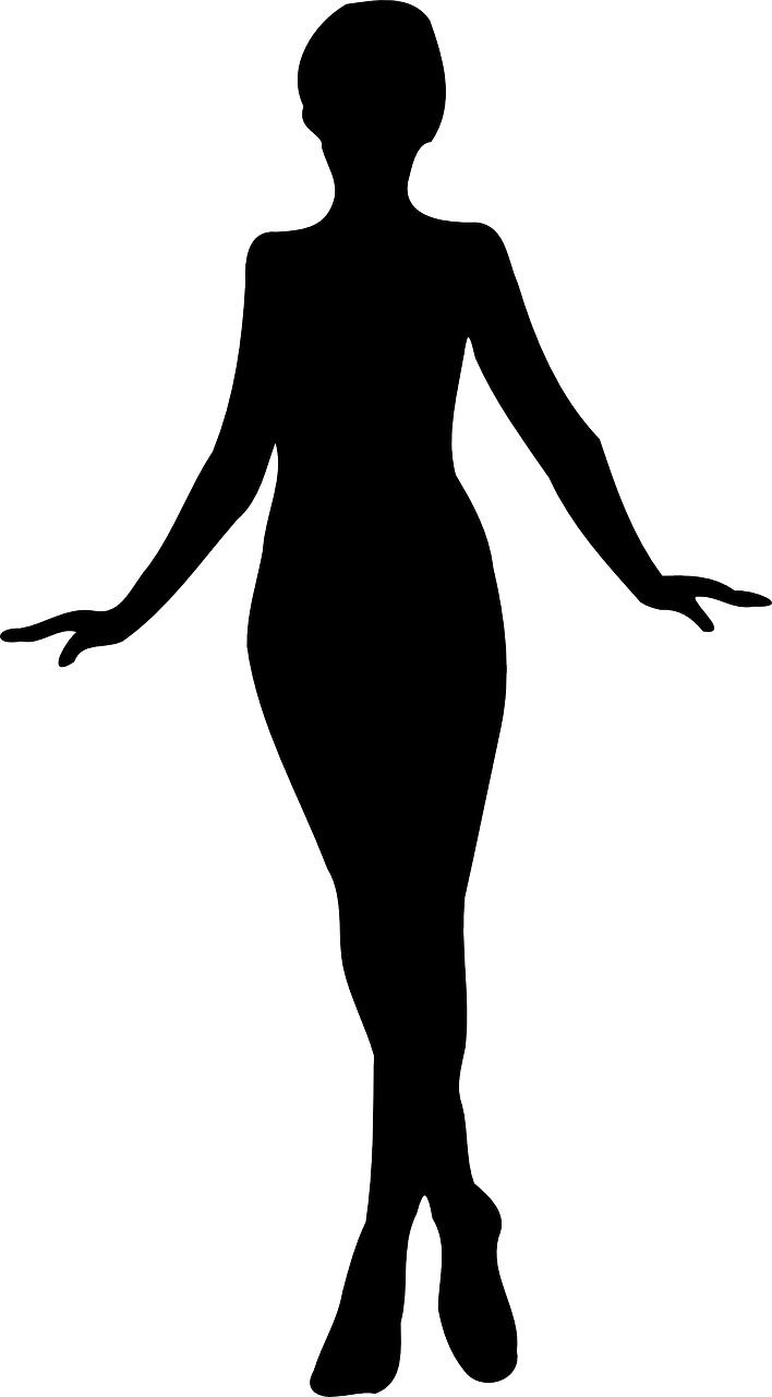 black female silhouette free photo