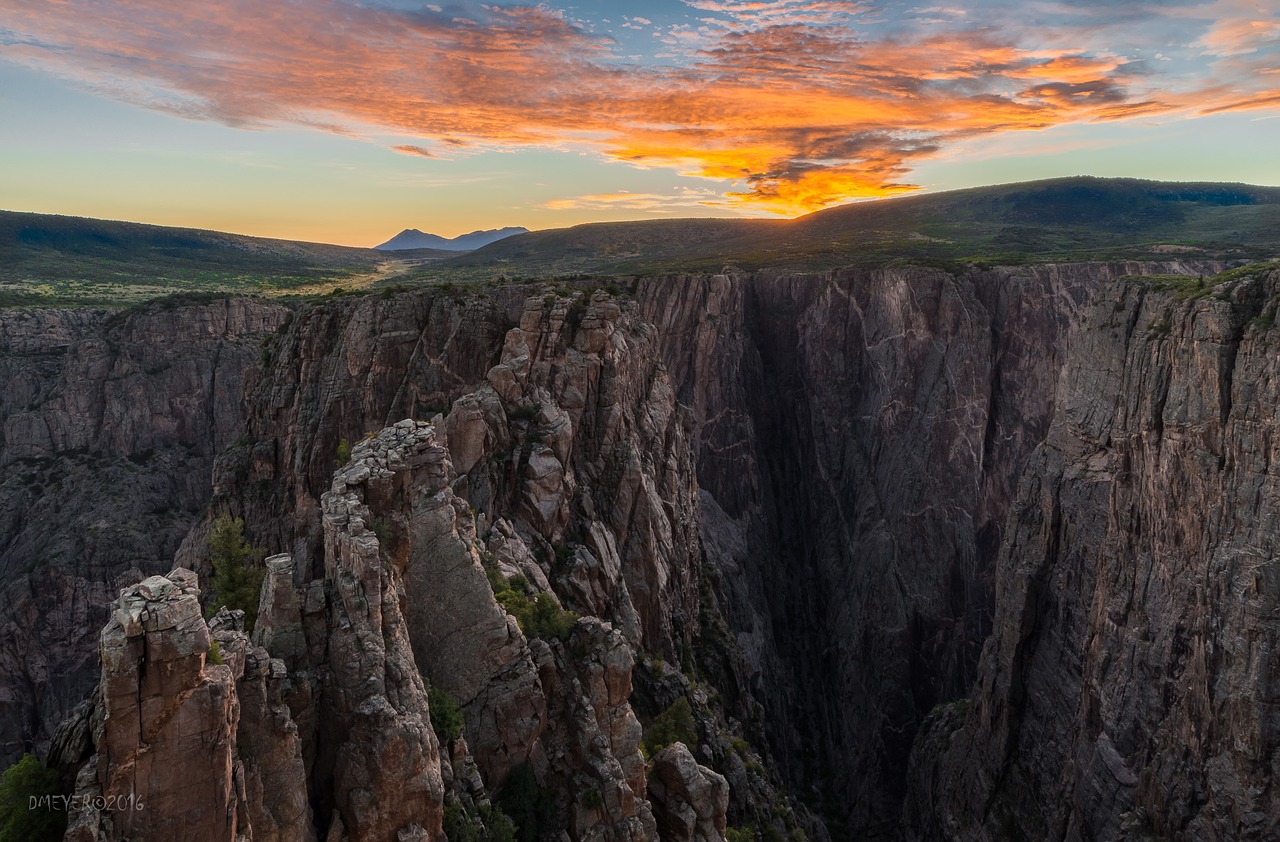 black canyon colorado free photo