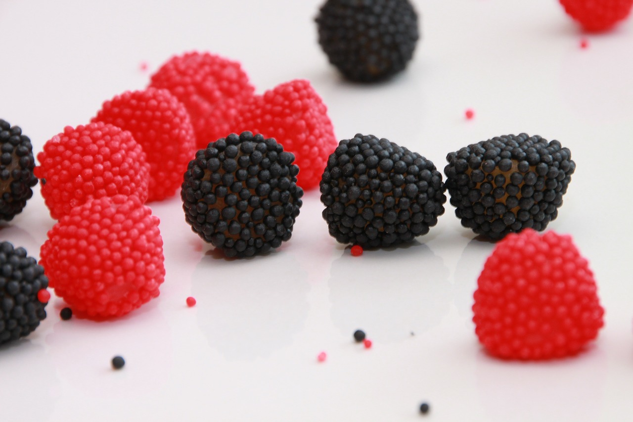 black blackberries candy free photo