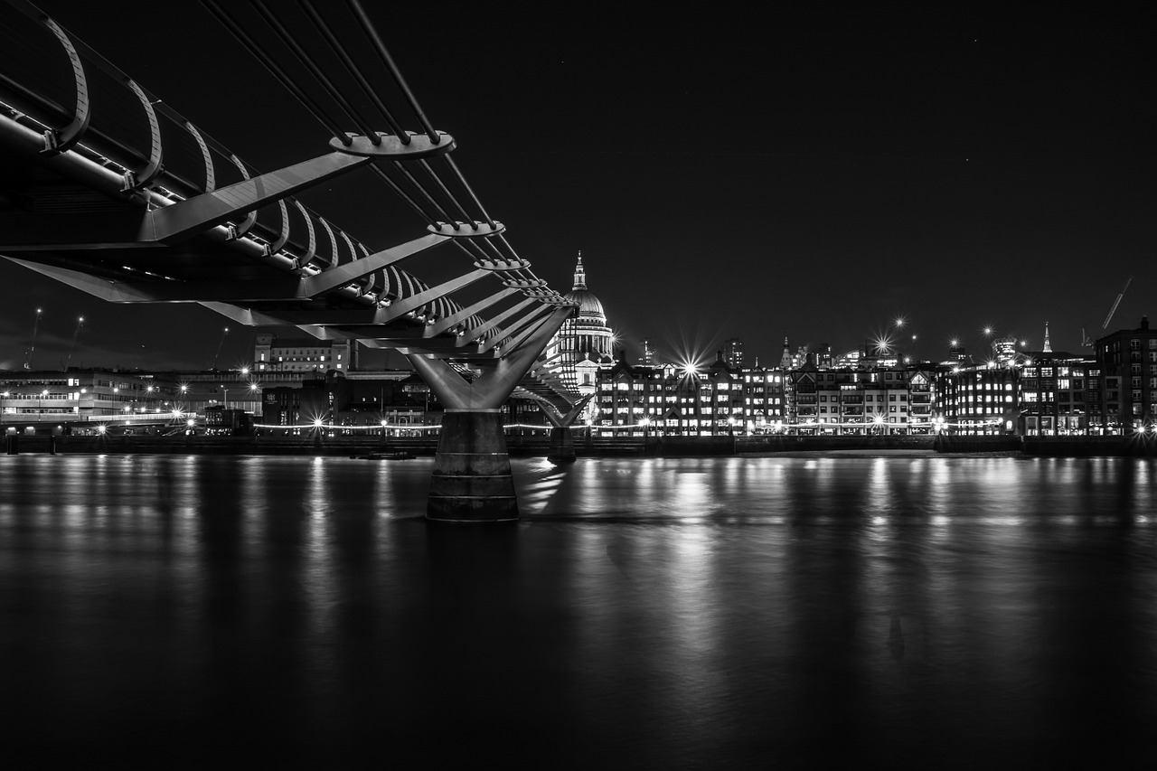 millennium bridge london free photo
