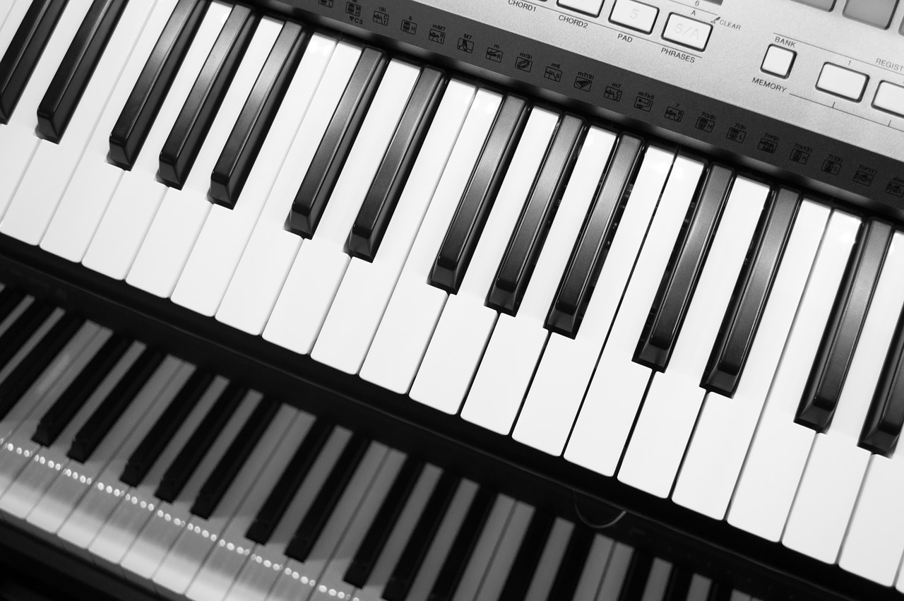 black and white notes music free photo