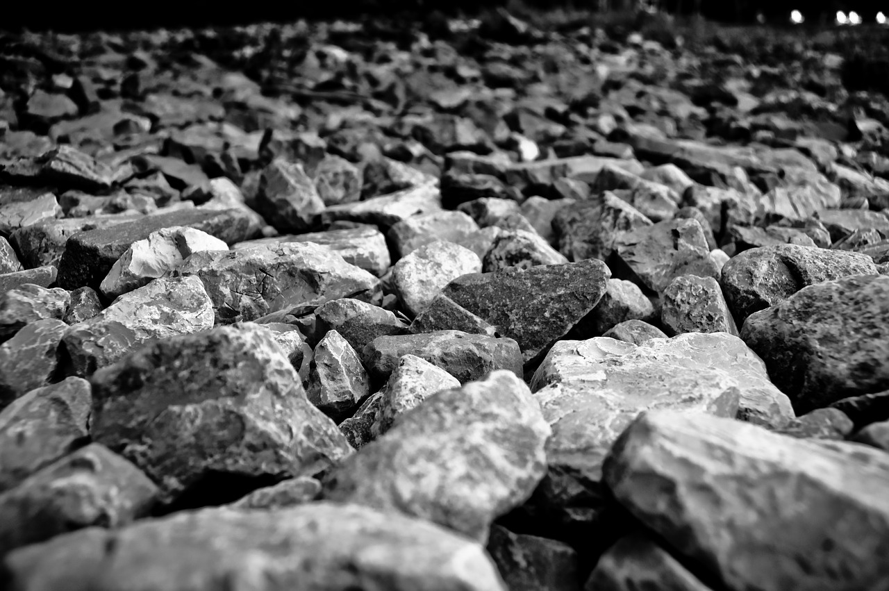 black and white gravel grey free photo