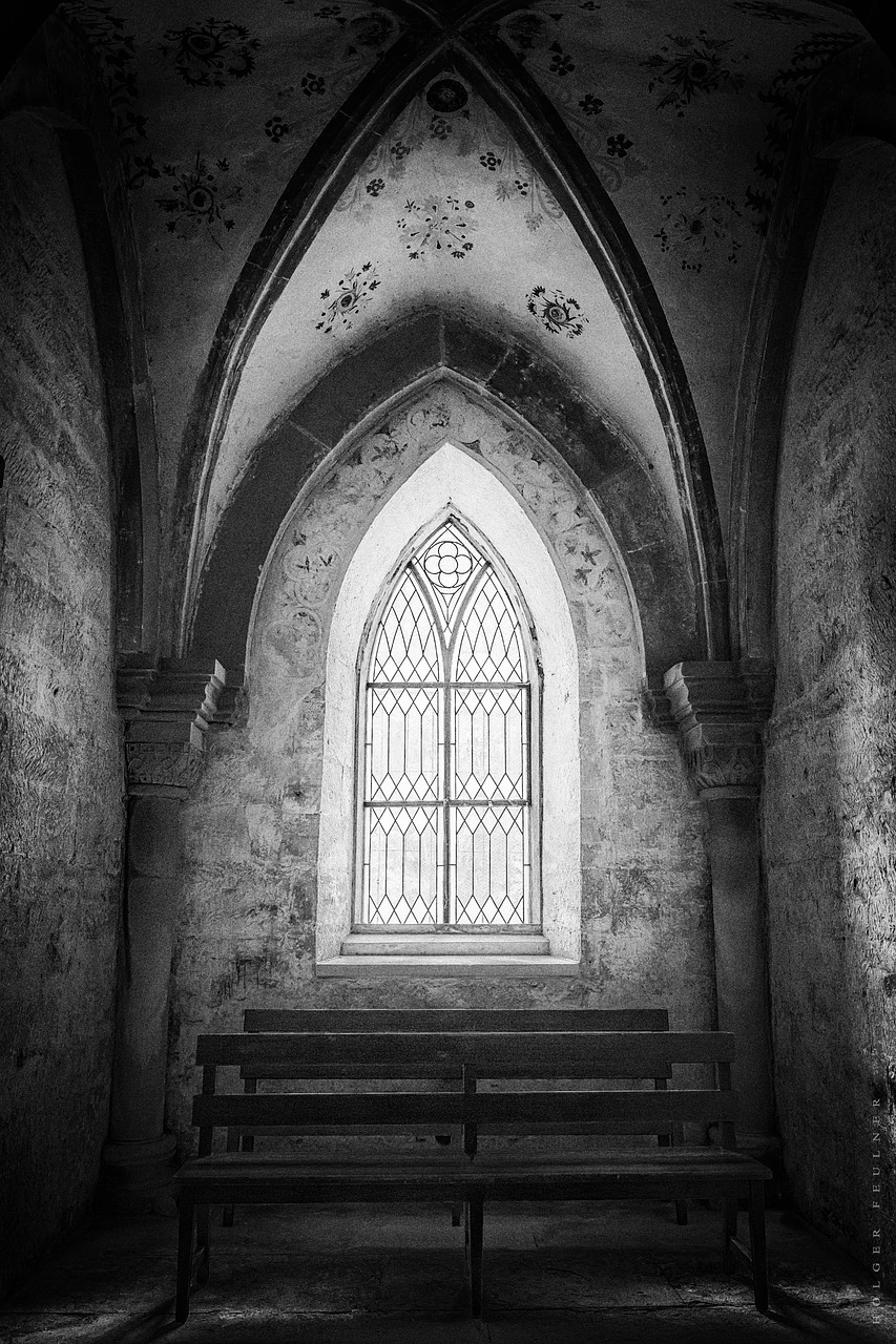 black and white church architecture free photo