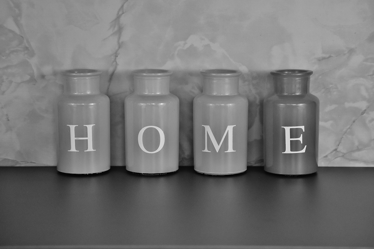 black and white home at home free photo
