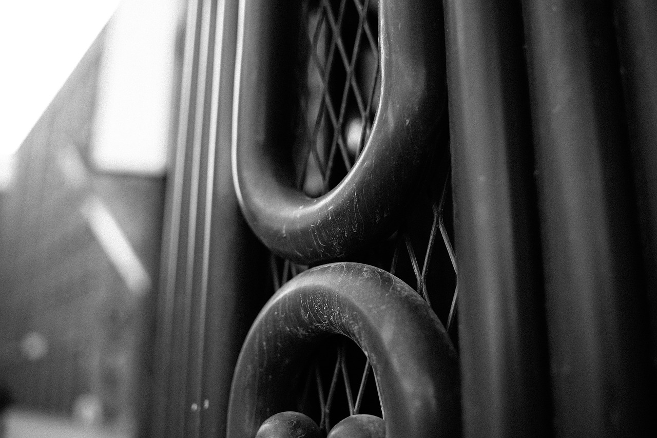 black and white steel metal free photo