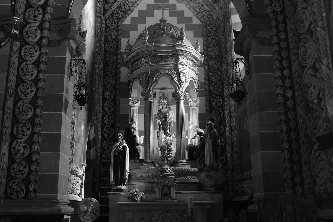 black and white  iglesia  catedral free photo