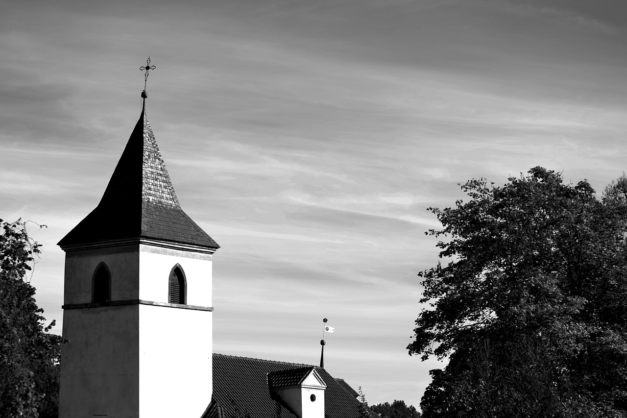 black and white tower castle free photo