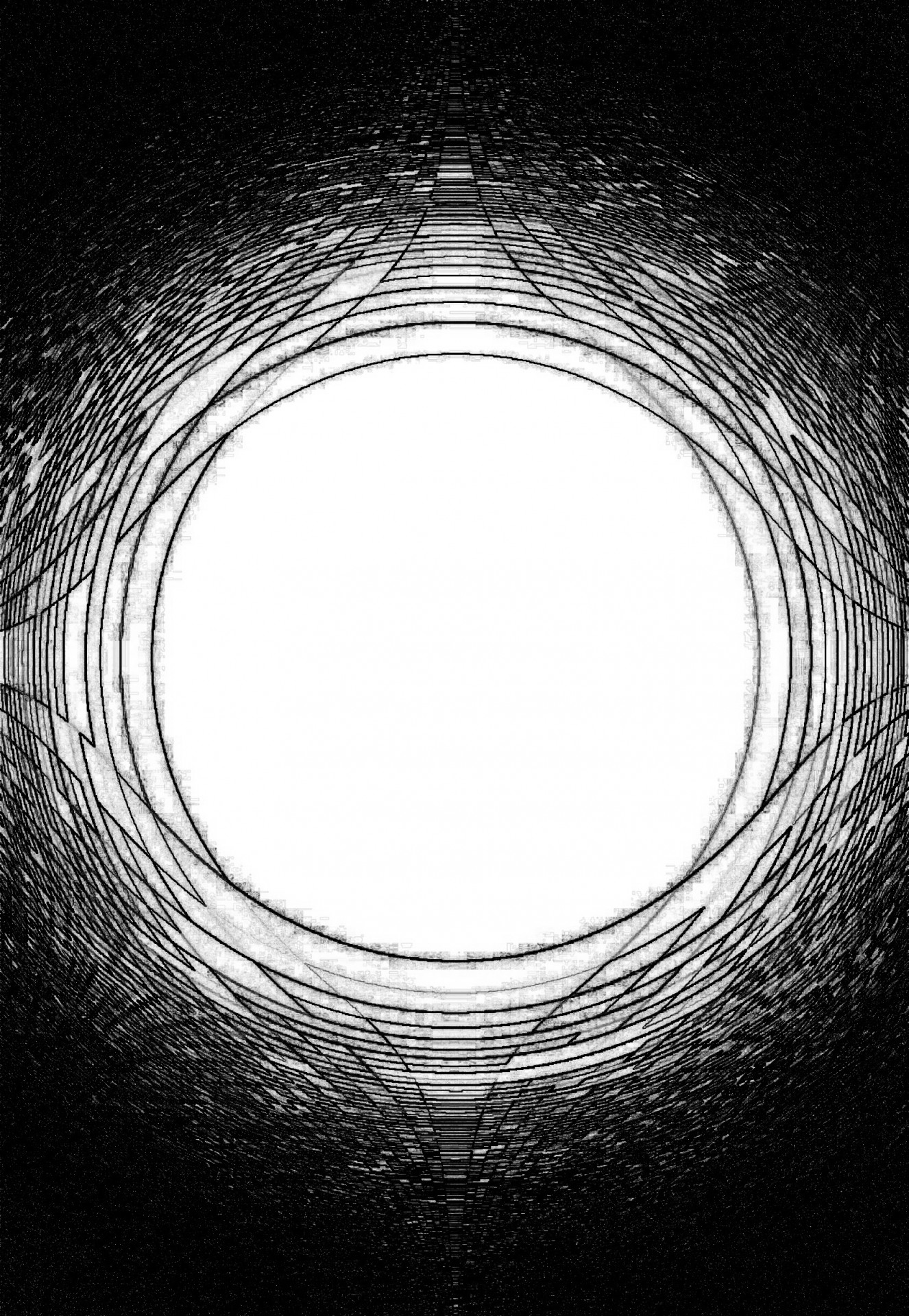 black white circular black white free photo