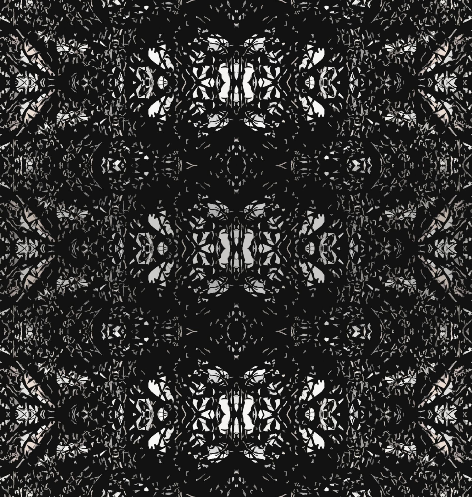 pattern cutout black free photo