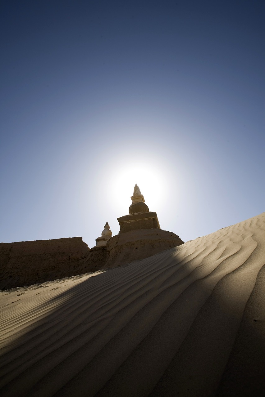 black city stupa buddha free photo