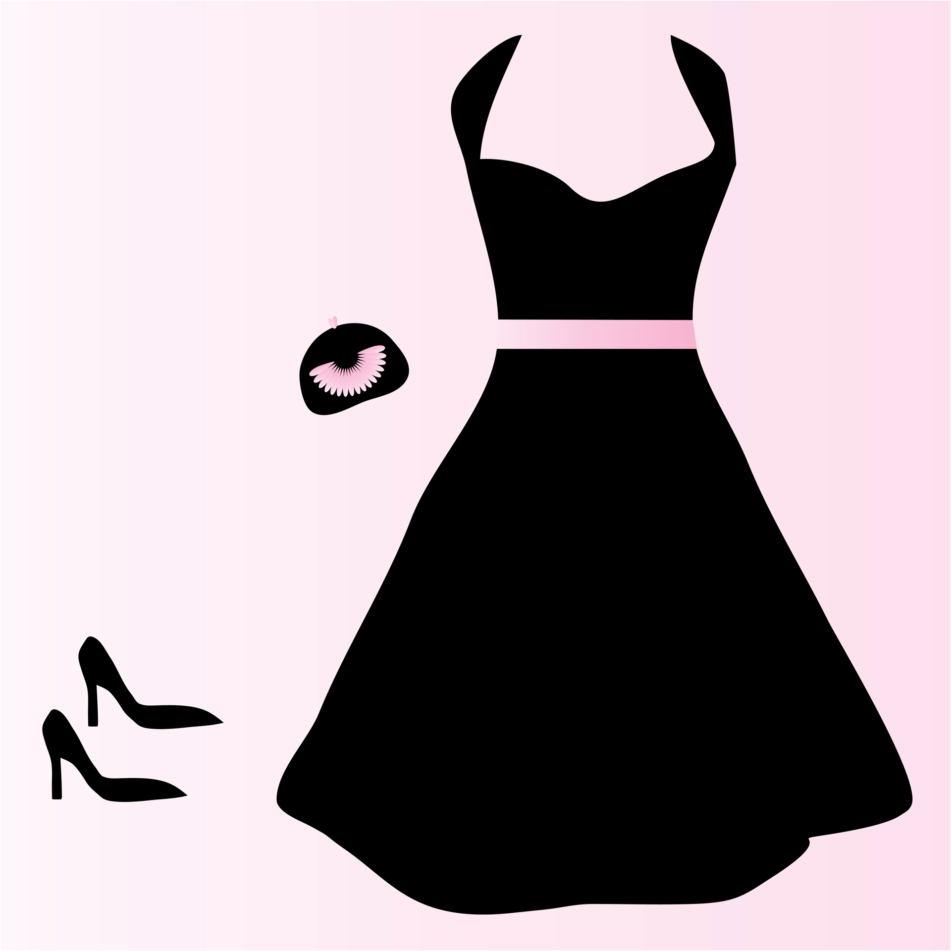 Party Dress Muumuu Evening Gown Frock PNG Clipart Black Black And White  Blouse Clothing Dress Free