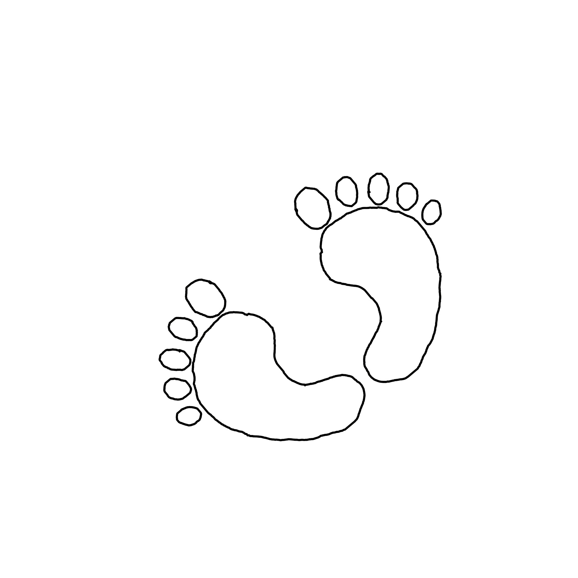 black human footprint free photo