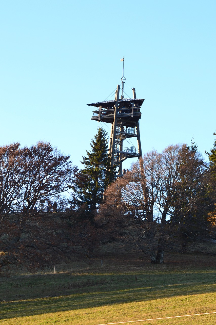 black forest freiburg schauinsland tower free photo