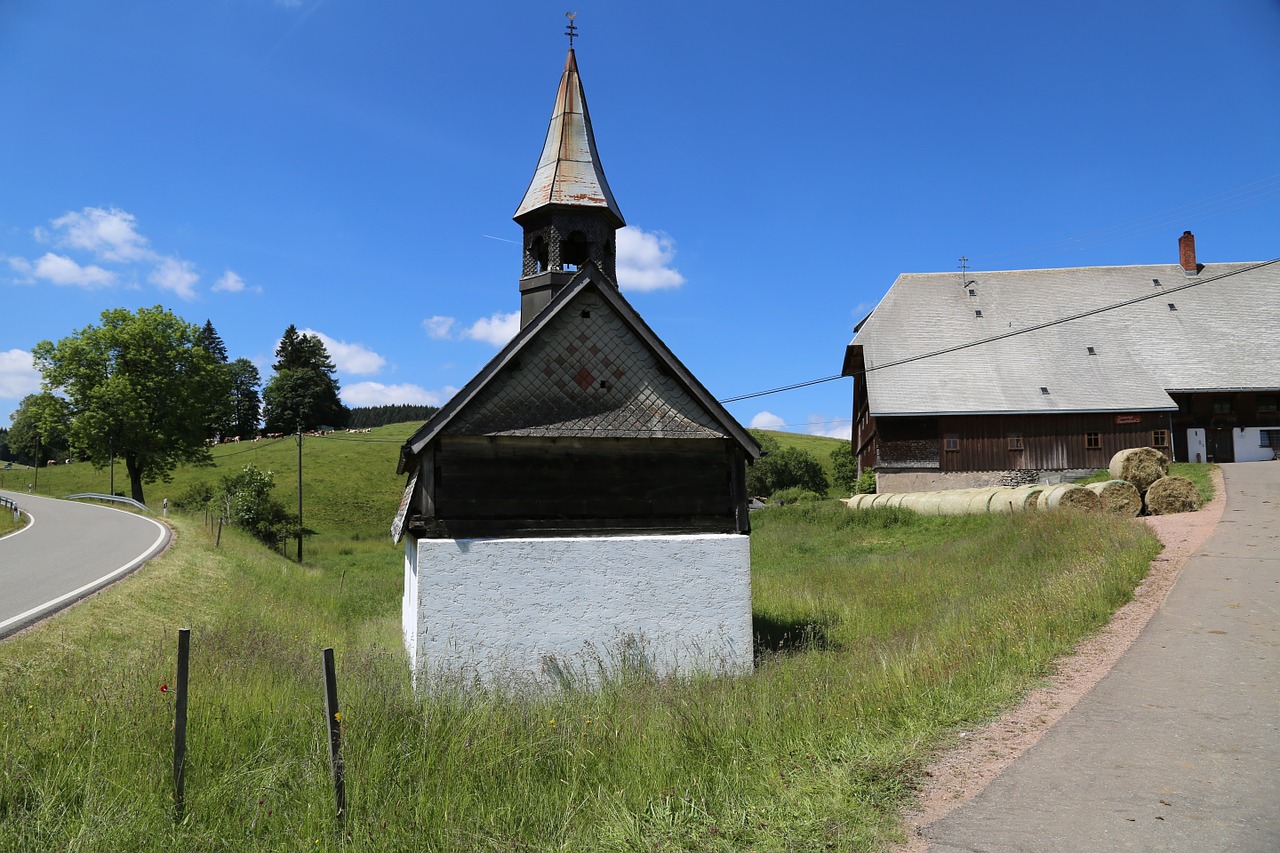 black forest chapel station way free photo