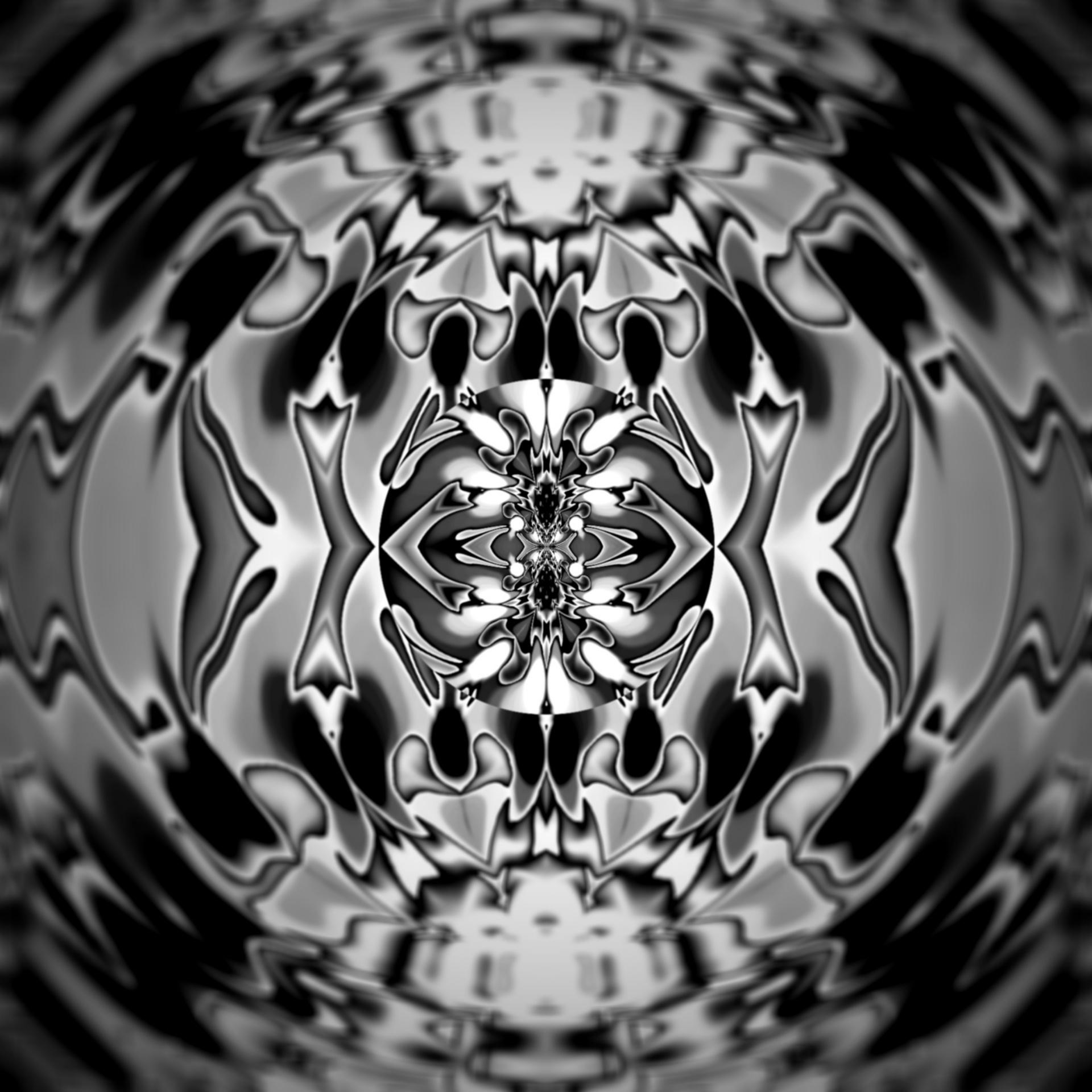 wallpaper black kaleidoscope free photo
