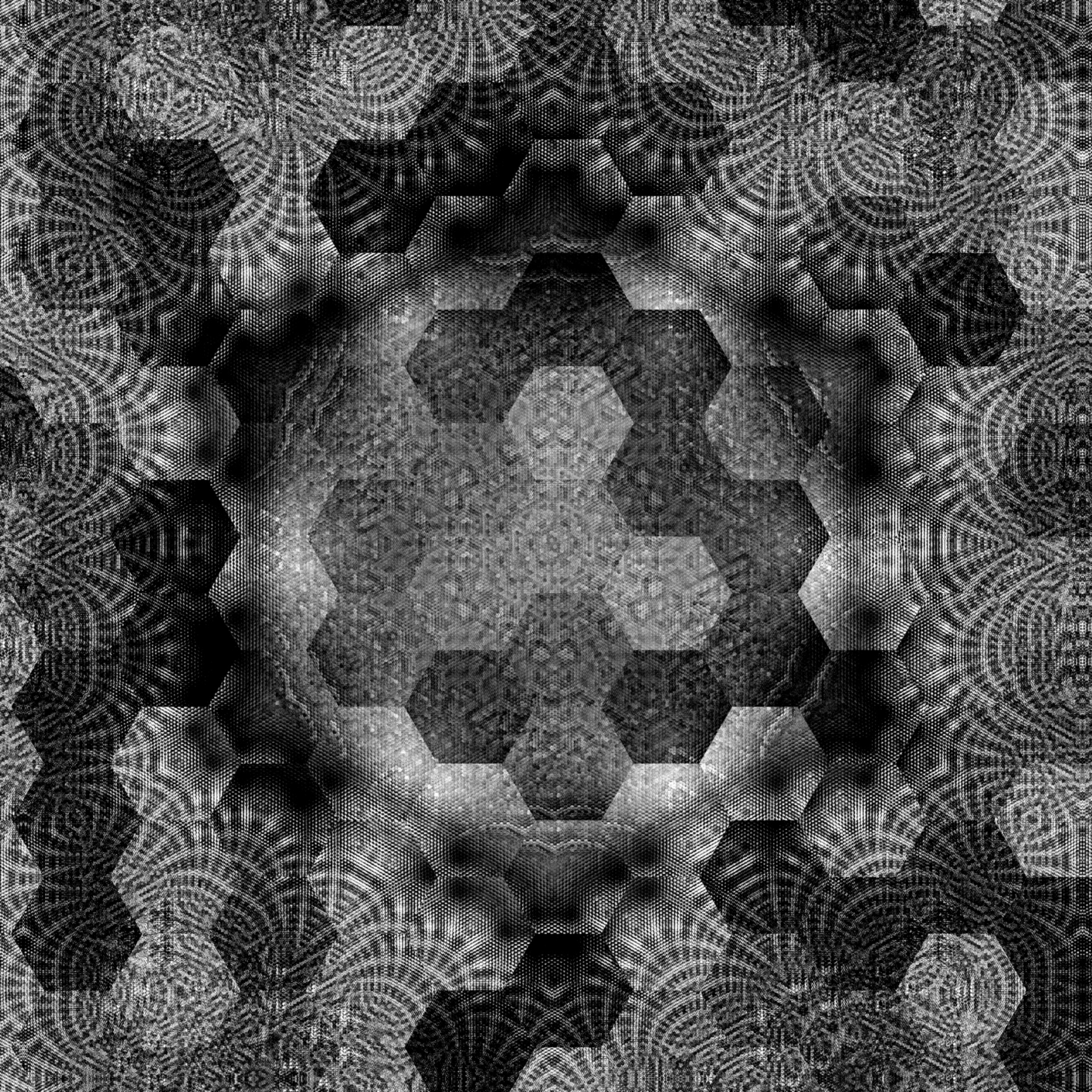 hex hexagonal black free photo