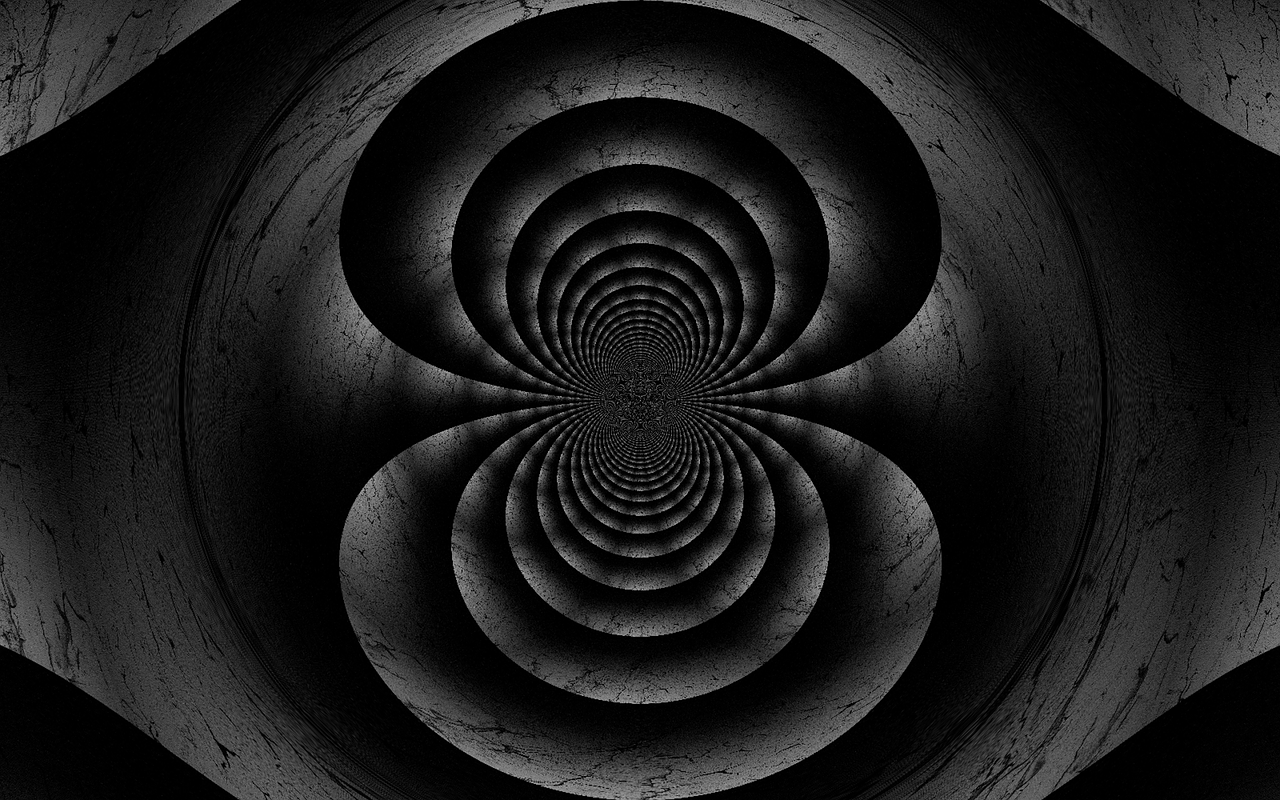 black hole warp hole refracted free photo