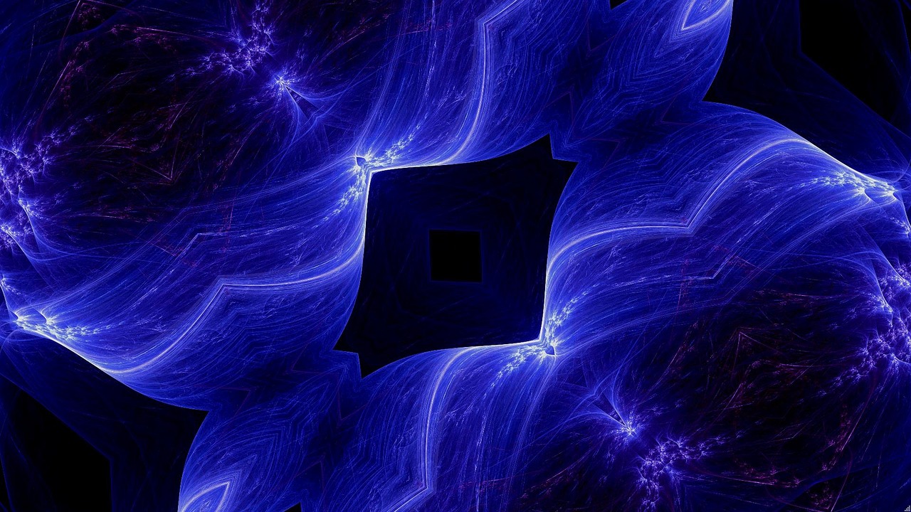 black hole kaleidoscope art pattern free photo