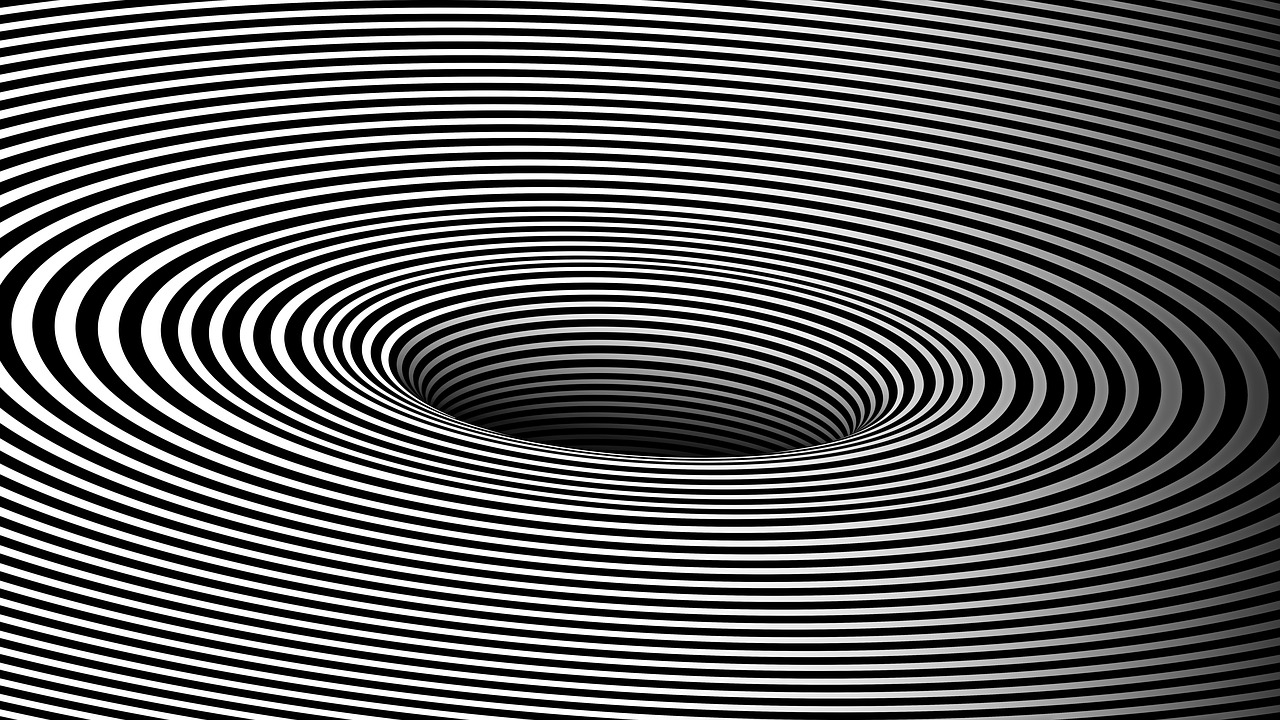 black hole art-optical black free photo